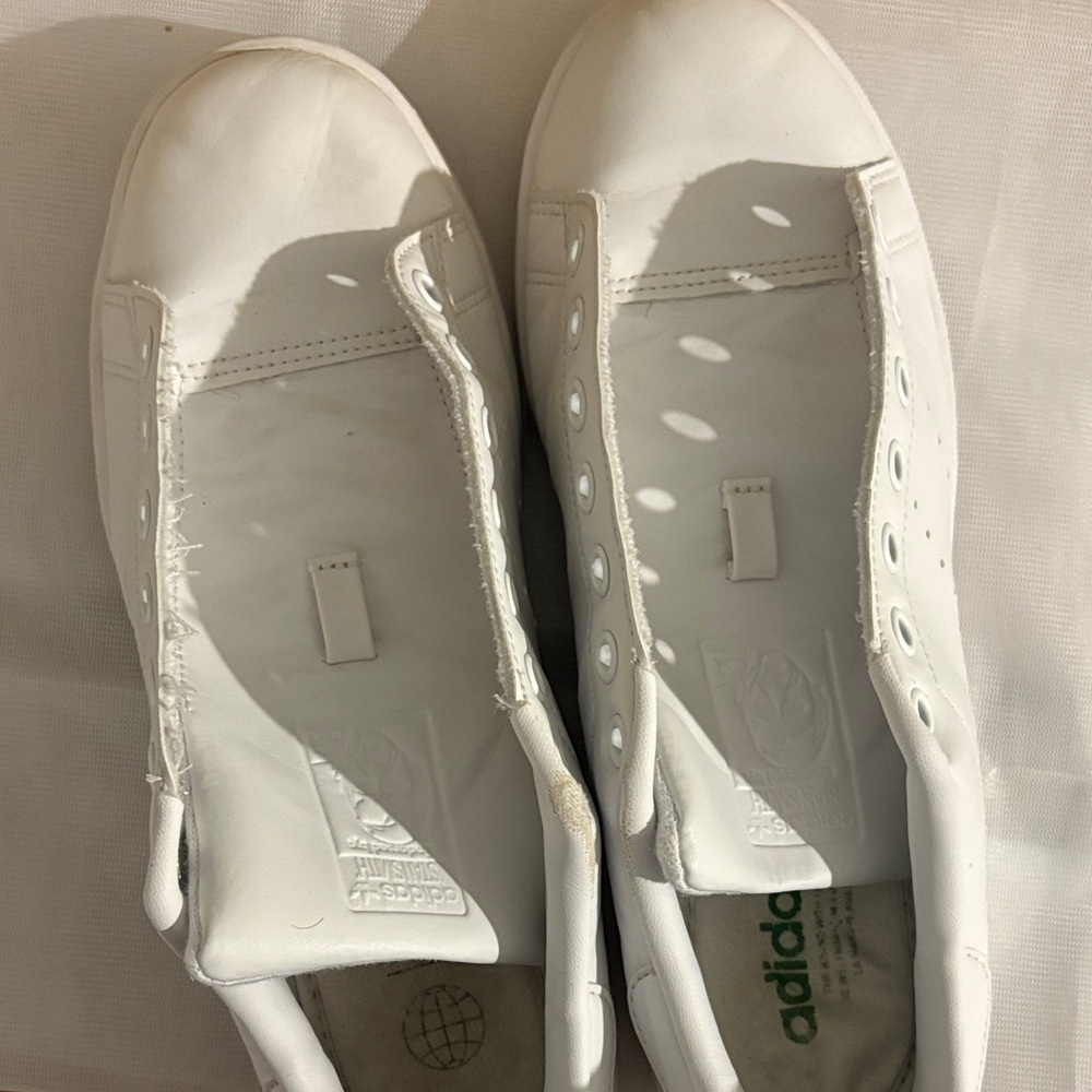 Adidas Classic White Slip-On Shoes Stan Smith